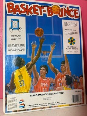 Vintage * Basket Bounce Retro Basketball Game Smithport Specialty Co. 1986 Retro